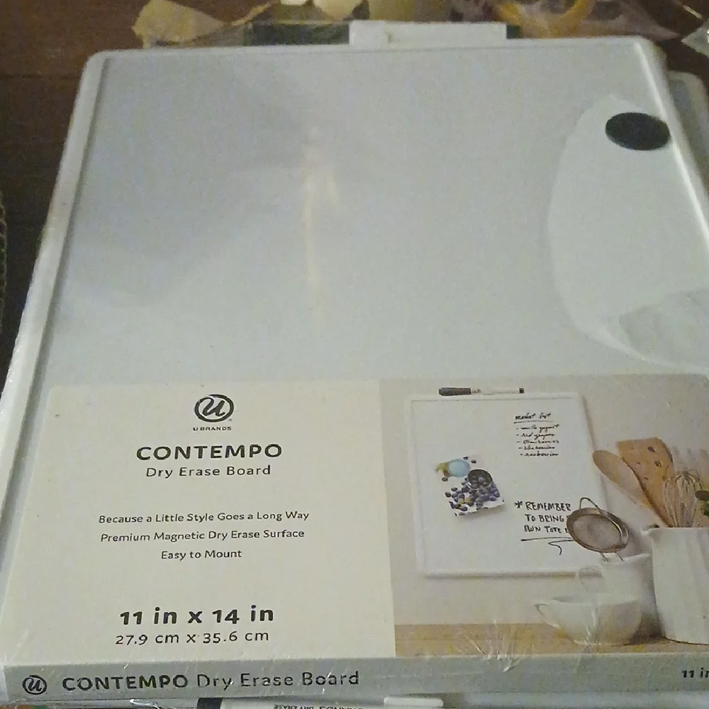 Contempo White Dry Erase Board NEW 11 X 14 New Set Of 2